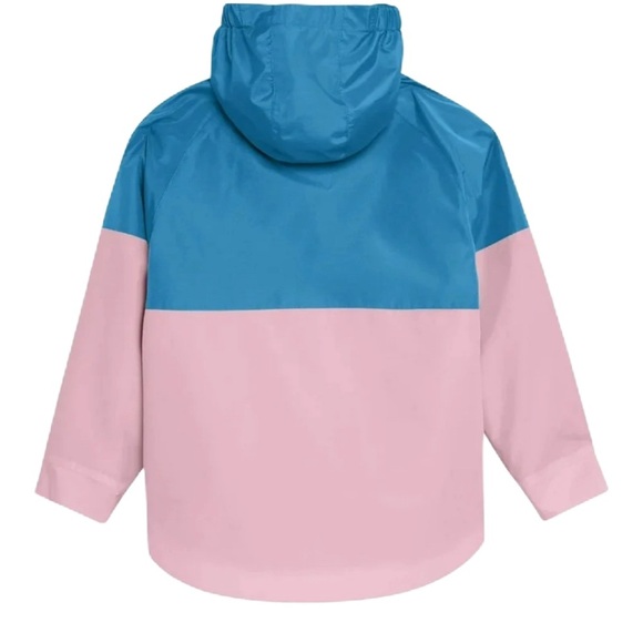 NWT Eddie Bauer Kids Blue and Pink Hooded 3-in-1 Jacket Size M 10/12 - Picture 8 of 11
